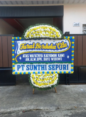 Papan Bunga Duka di Kotawaringin Lama